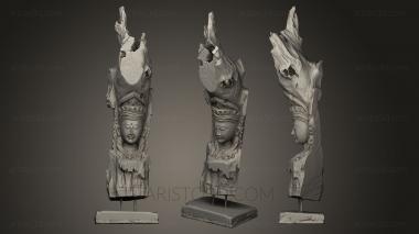 Indian sculptures (STKI_0052) 3D model for CNC machine